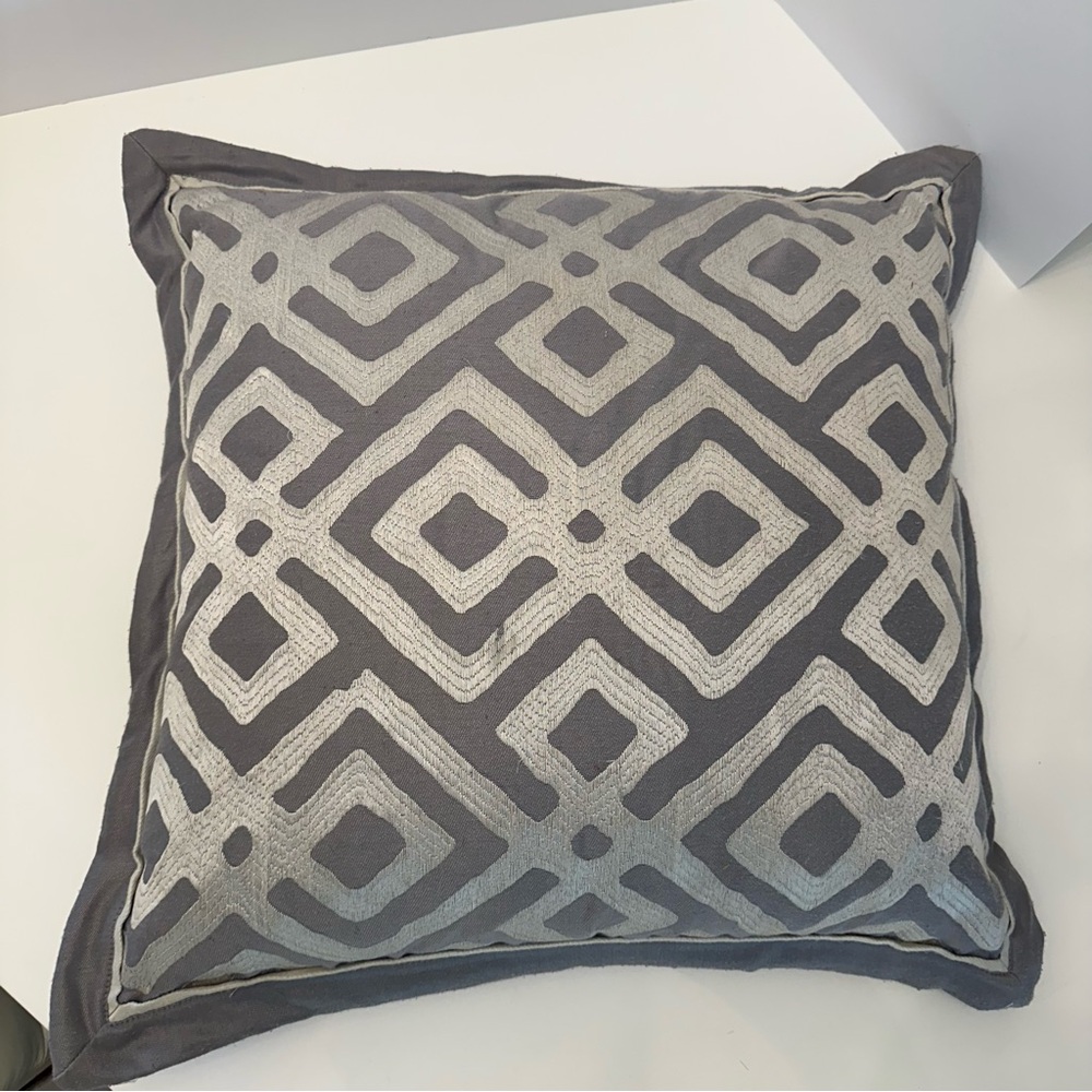 Large art deco home decor throw pillow